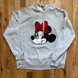 Disney Minnie Mouse Grey Hoodie - Women's XL